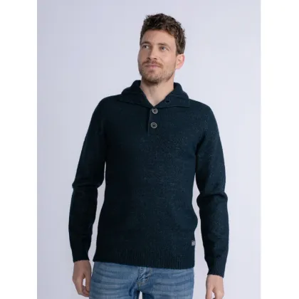 Zdjęcie Petrol Industries Sweter M-3030-KWC217 Granatowy Regular Fit
