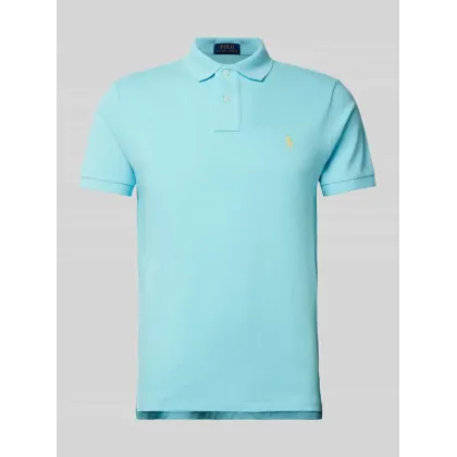 Zdjęcie Koszulka polo o kroju custom fit z czystej bawełny