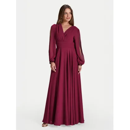 Zdjęcie Swing Sukienka wieczorowa 5AI17100 Bordowy Regular Fit