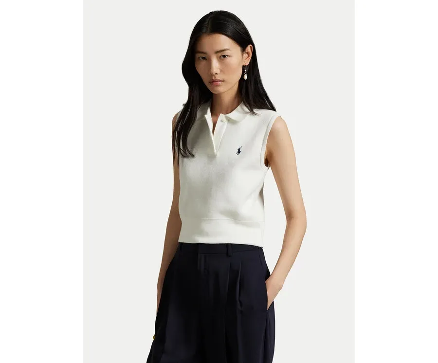 obrazek 1 Polo Ralph Lauren Sweter 211970666001 Biały Regular Fit