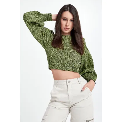 Zdjęcie Bluzka damska cropped GESTUZ Gestuz