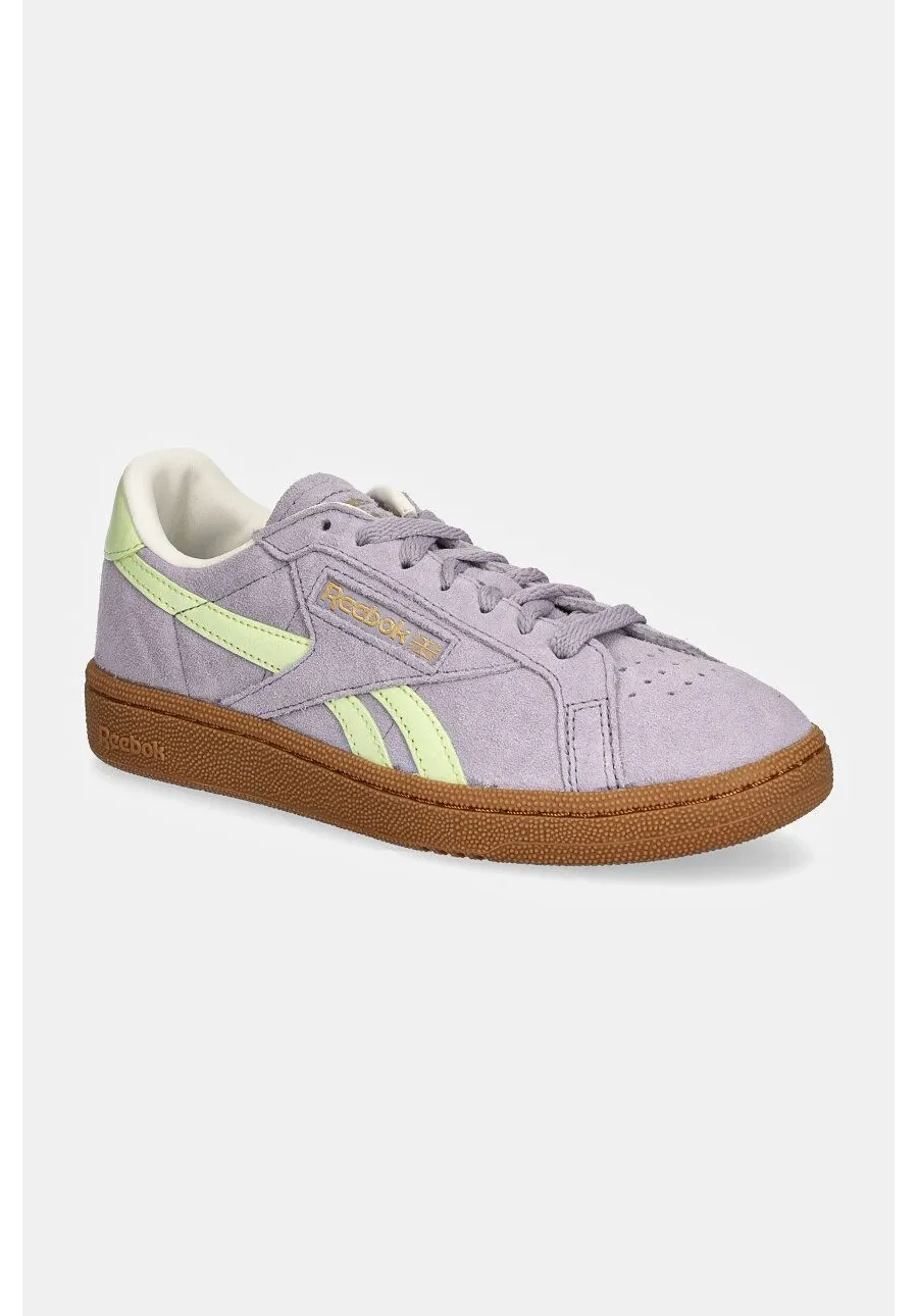 obrazek 1 Reebok Classic sneakersy zamszowe Club C Grounds Uk kolor fioletowy 100207963