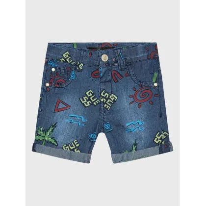 Zdjęcie Guess Szorty jeansowe N3GD07 WFGE0 Niebieski Regular Fit