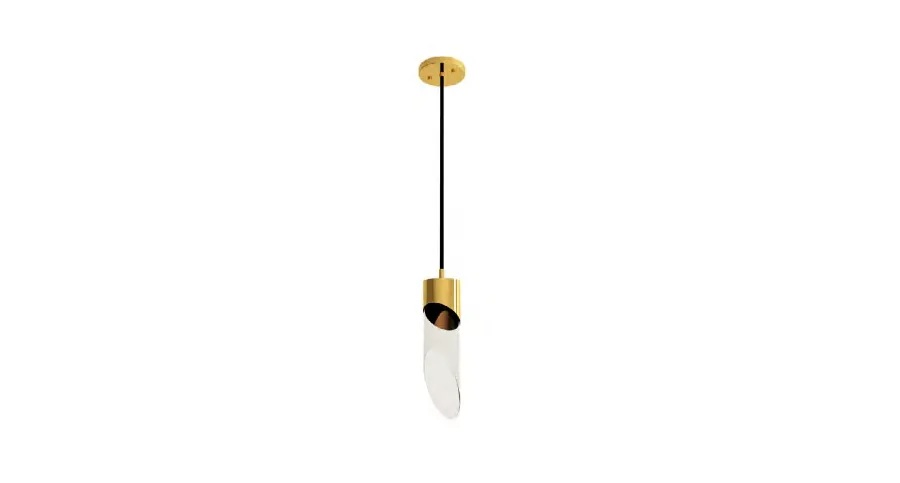 obrazek 1 Elegancka pojedyncza lampa Bamboo stylizowana na kształt bambusowej tyczki