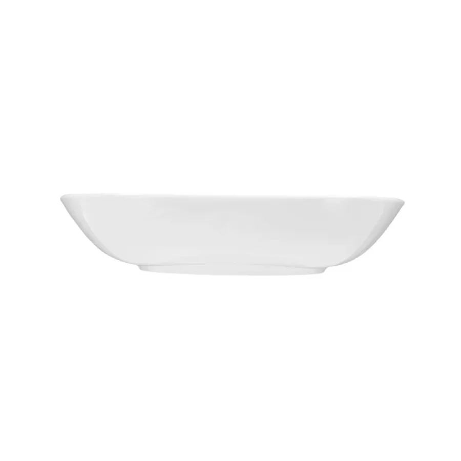 obrazek 2 Kwadratowy głęboki talerz do zupy z porcelany 21 cm z Niemiec - Seltmann Weiden