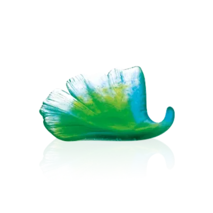 Zdjęcie Stylowa patera w kształcie liścia – marka Daum