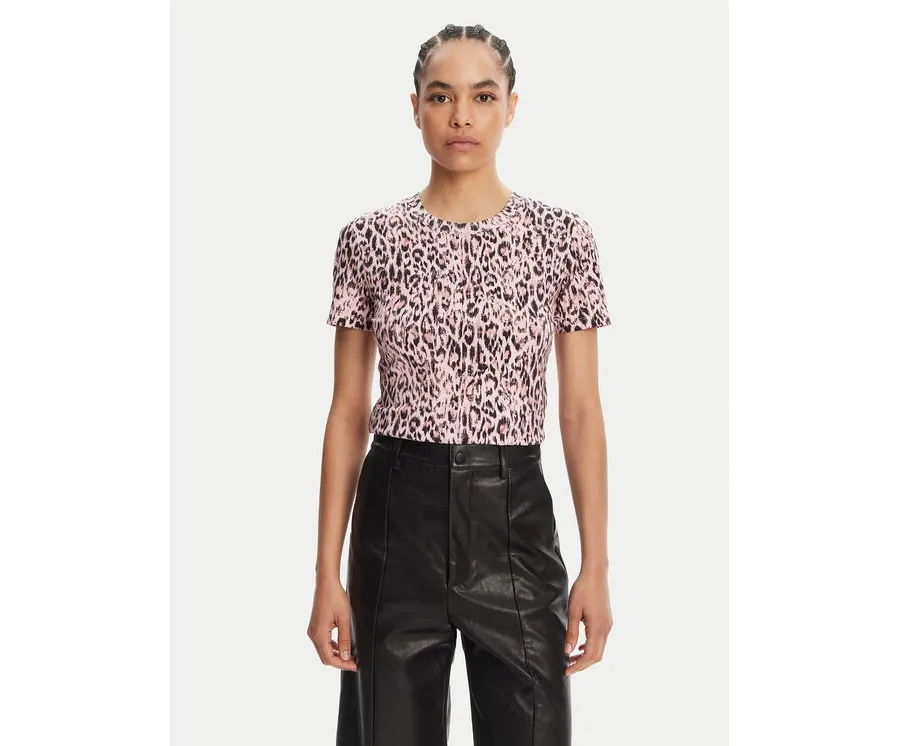 obrazek 1 Just Cavalli T-Shirt 78PAHE06 Kolorowy Regular Fit