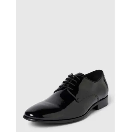 Zdjęcie Buty derby ze skóry ze sznurowaniem model ‘SILVANO’