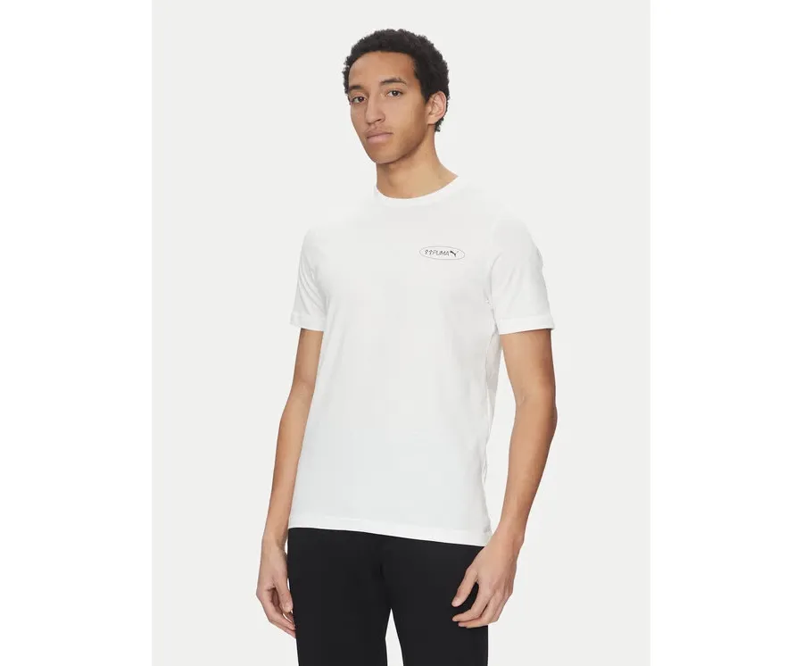 obrazek 1 Puma T-Shirt Graphics 3 Circles 684834 Biały Regular Fit