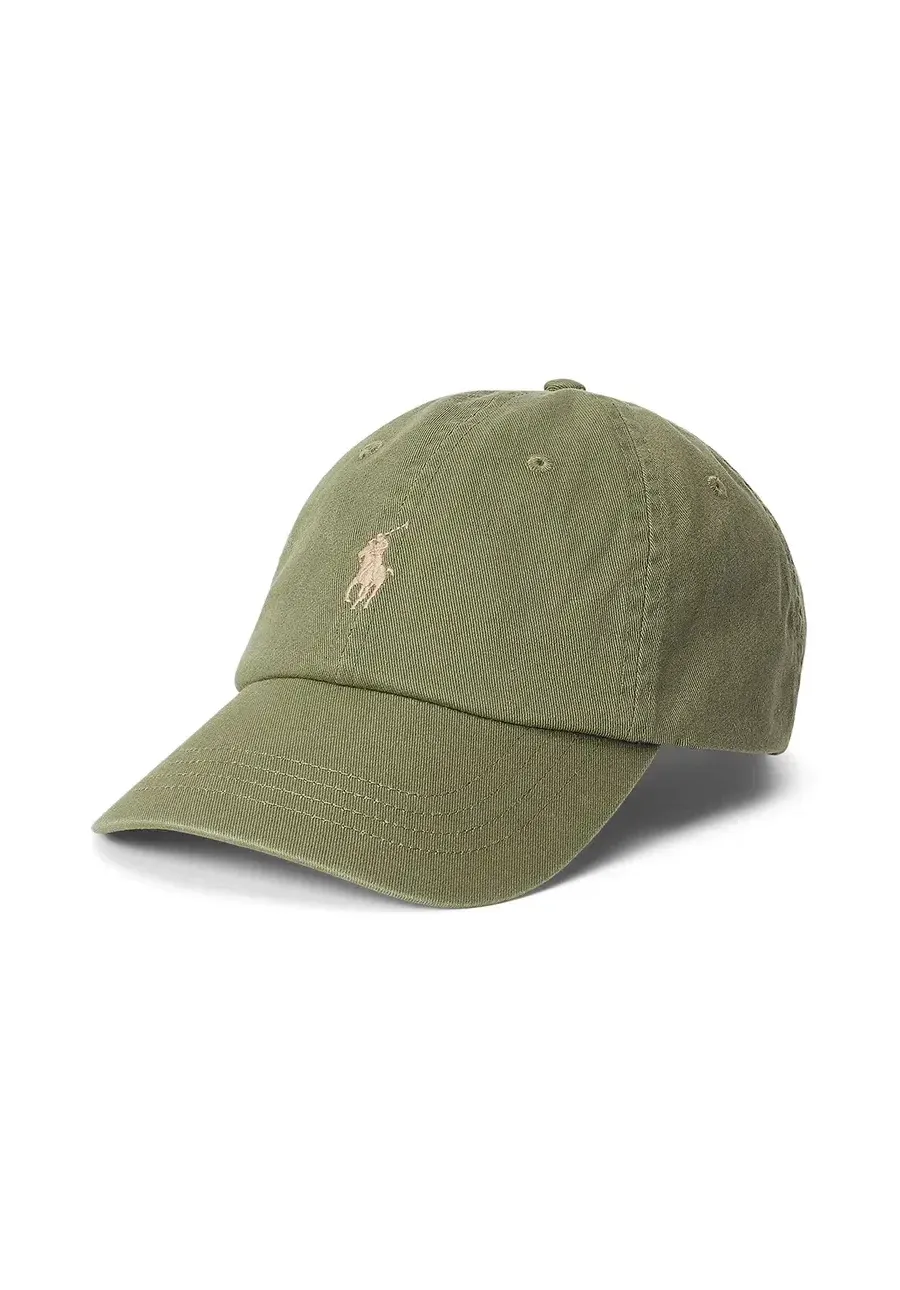 obrazek 1 Polo Ralph Lauren czapka z daszkiem bawełniana kolor zielony gładka 211912843