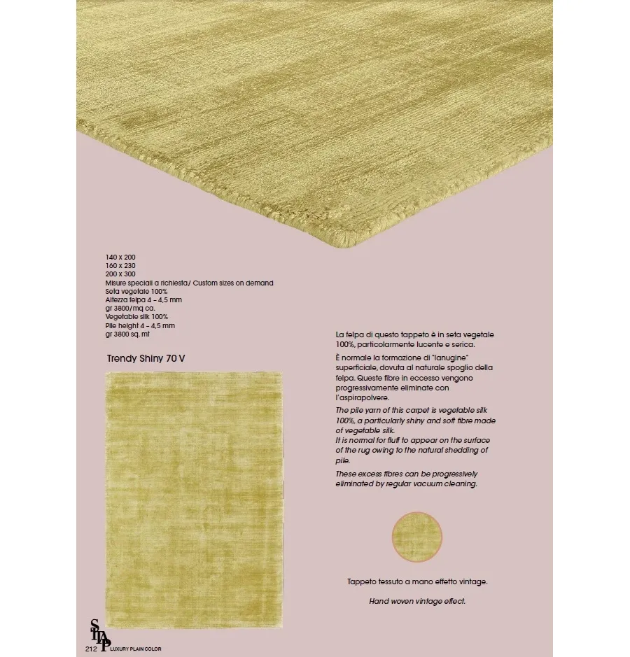 picture 3 Unique silky carpet – Trendy Shiny – various colours