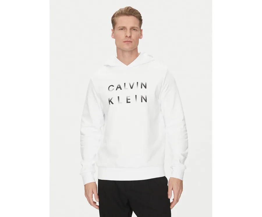 obrazek 1 Calvin Klein Bluza Enlarged Logo K10K114261 Biały Regular Fit