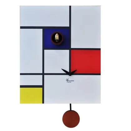 Picture Artistic clock with a musical cuckoo