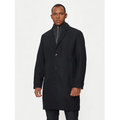 Zdjęcie Lindbergh Płaszcz wełniany 30-303046 Czarny Regular Fit