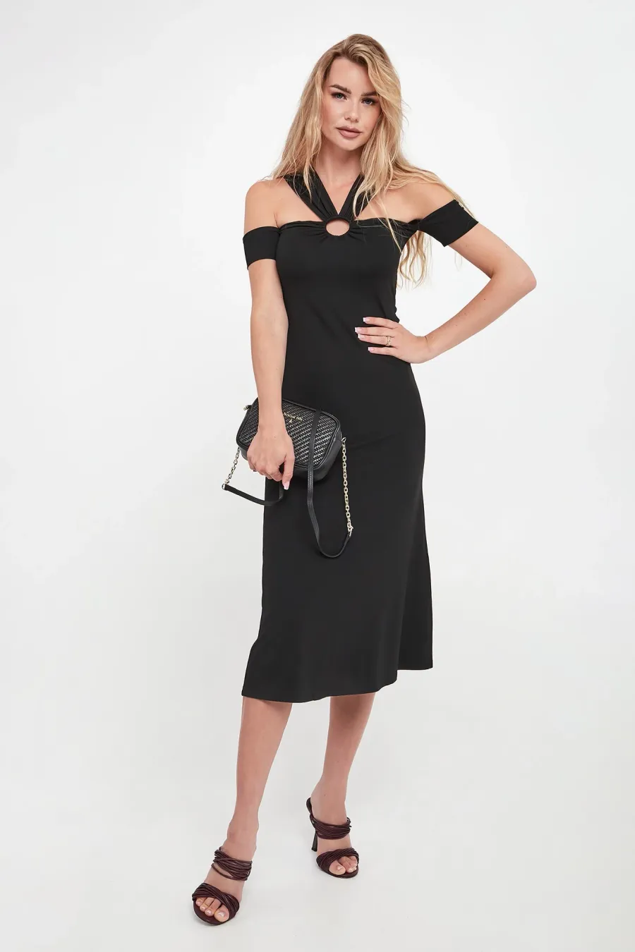 obrazek 1 Sukienka midi PATRIZIA PEPE Patrizia Pepe