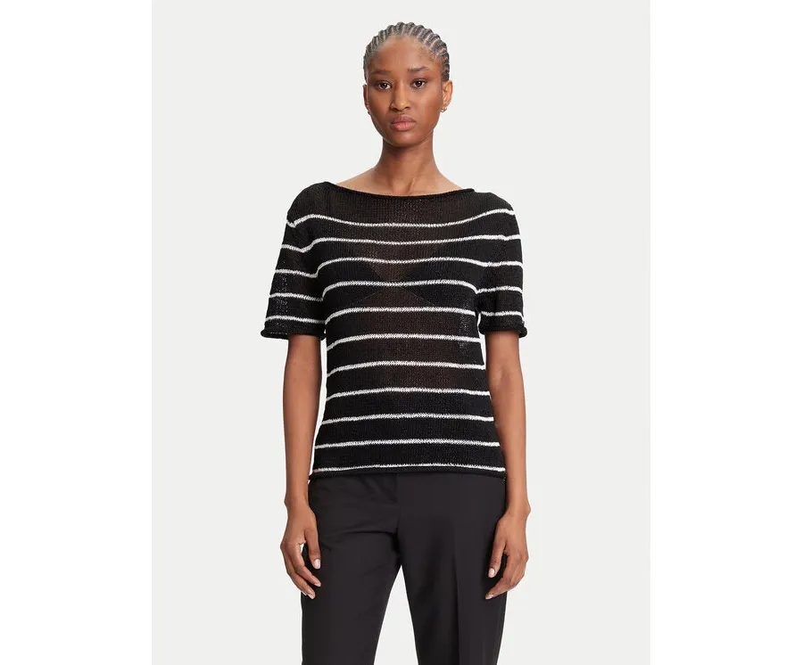 obrazek 1 Tommy Hilfiger Sweter WW0WW46522 Czarny Regular Fit