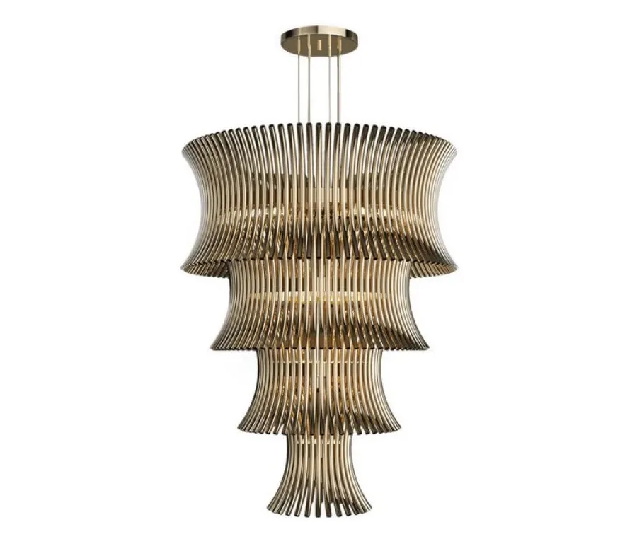 obrazek 1 Prestiżowy dekoracyjny żyrandol Flusso - h. 150 cm ø 100 cm