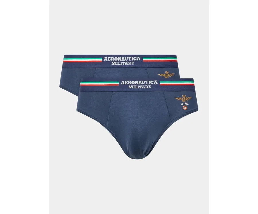 obrazek 1 Aeronautica Militare Komplet 2 par slipów AM1USL001 Granatowy