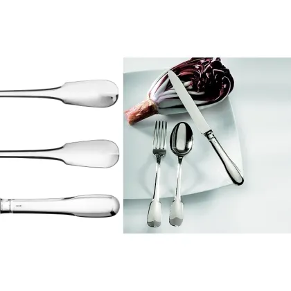 Zdjęcie Zestaw sztućców Scudo dla 6 osób - srebro próby 800 i 925 - sklep Luxury Products