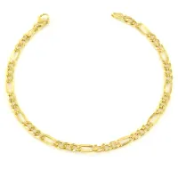 Zdjęcie Ultra cienka męska bransoletka ze złota (21 cm)