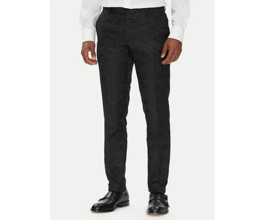 obrazek 1 KARL LAGERFELD Spodnie garniturowe 255002 553038 Czarny Slim Fit