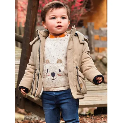 Zdjęcie Mayoral Parka 2.439 Beżowy Regular Fit