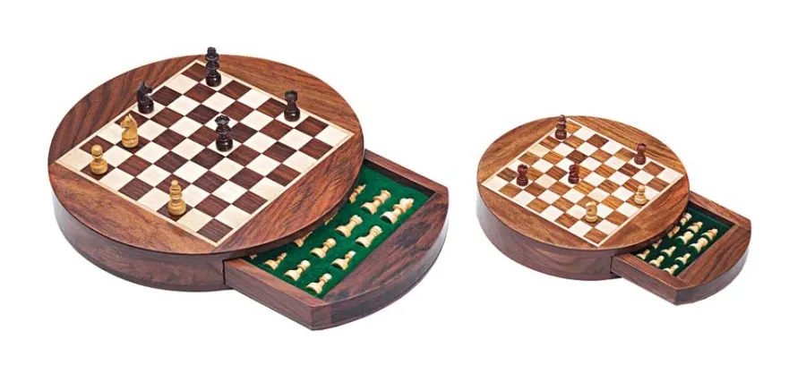 obrazek 1 Zestaw drewnianych szachów magnetycznych G-1030