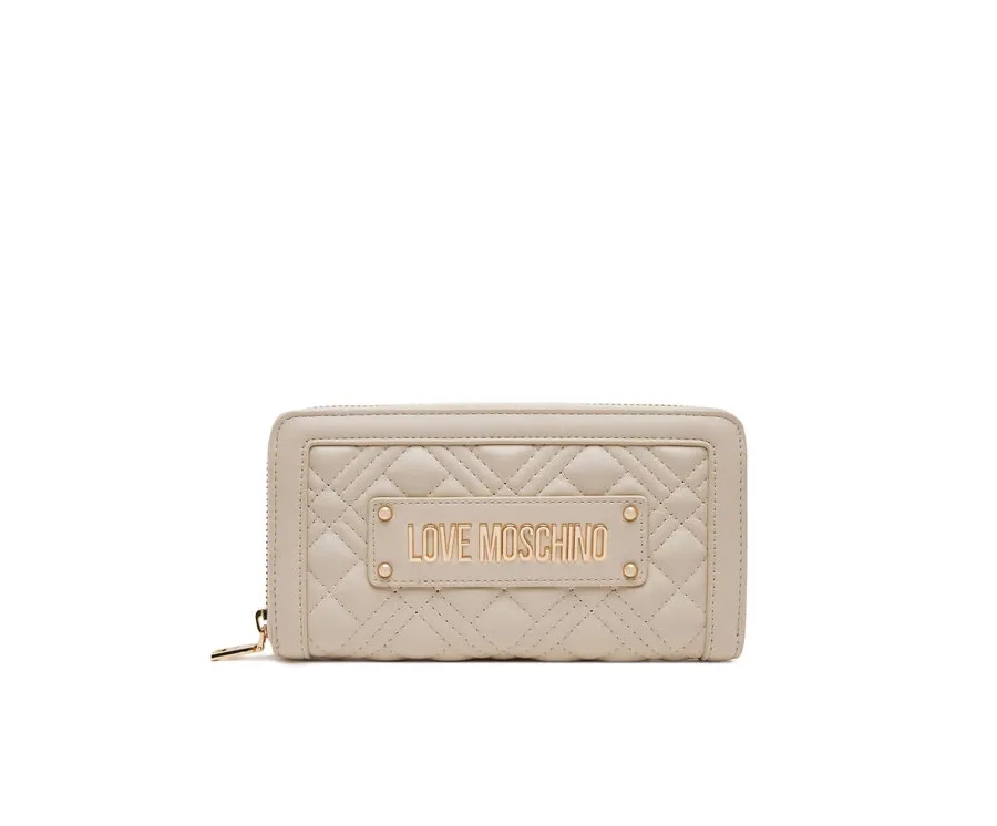 obrazek 1 LOVE MOSCHINO Duży Portfel Damski JC5600PP1MLA0110 Beżowy