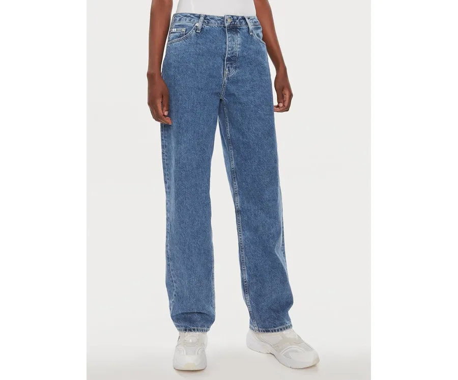 obrazek 1 Calvin Klein Jeans Jeansy 90's J20J222753 Niebieski Straight Fit