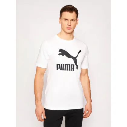 Zdjęcie Puma T-Shirt Classics Logo 530088 Biały Regular Fit
