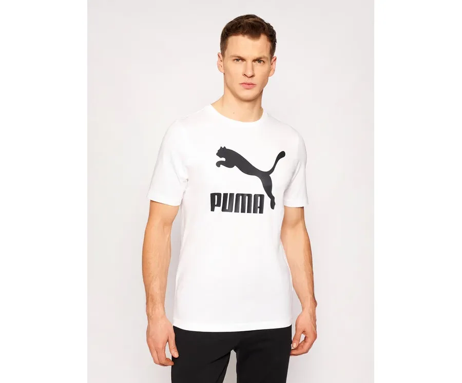 obrazek 1 Puma T-Shirt Classics Logo 530088 Biały Regular Fit