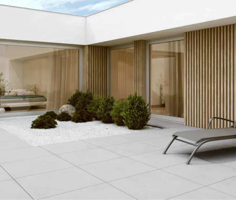 obrazek 1 150x60 cm VT - (B0 biały złamany) - betonowa płyta podłogowa i tarasowa