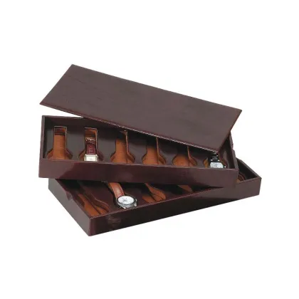 Zdjęcie Gustowne skórzane pudełko na zegarki