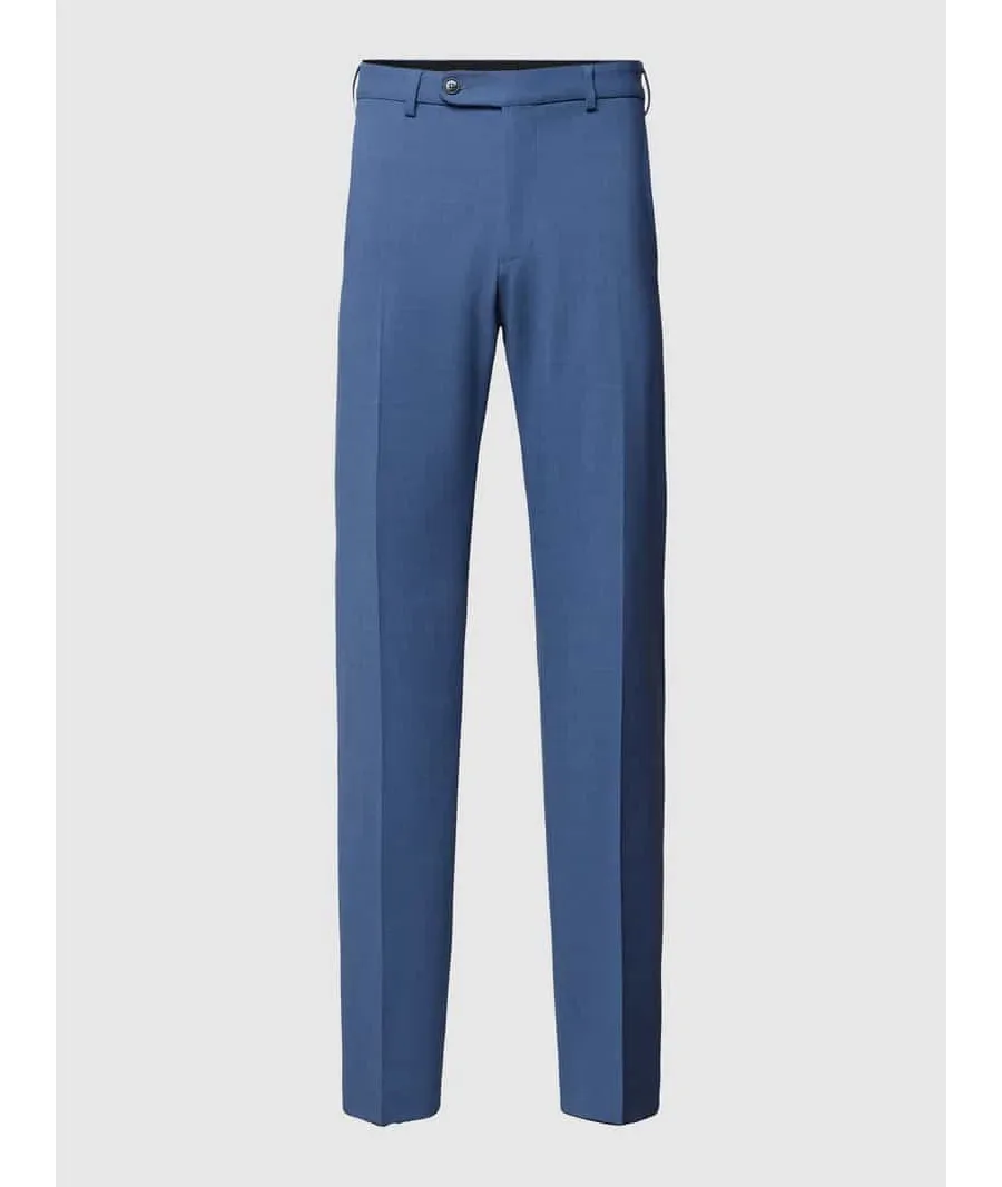obrazek 1 Spodnie do garnituru o kroju slim fit z zapięciem na guzik
