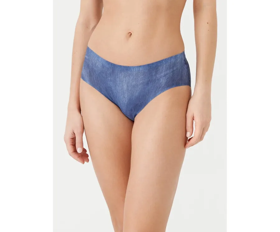 obrazek 1 Chantelle Figi klasyczne Soft Stretch C11D40 Niebieski