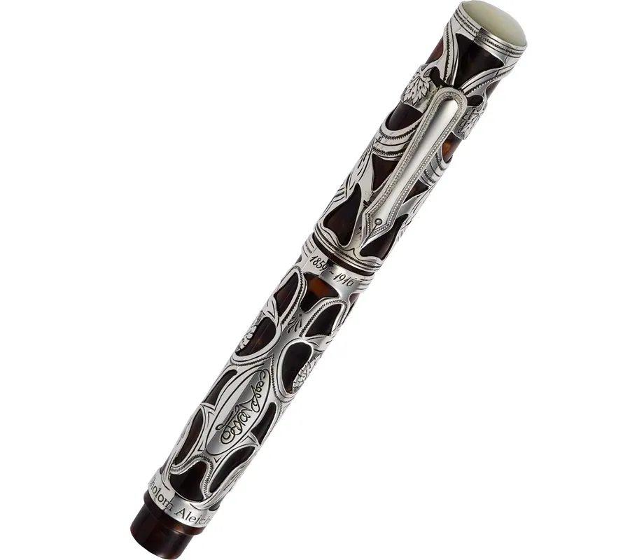 picture 5 Rollerball Pen Shavuot Turquois and Silver Limited Edition