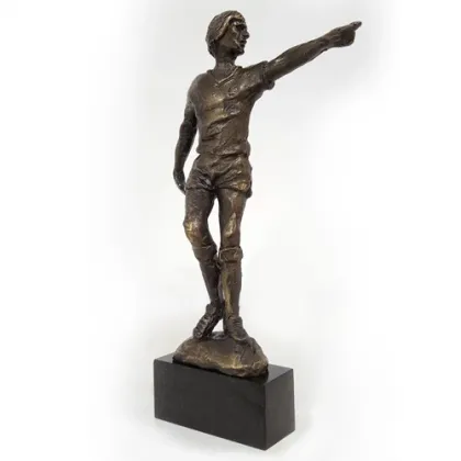 Picture A luxurious statuette of the Dutch footballer Johan Cruyff - a great gift for sports lovers