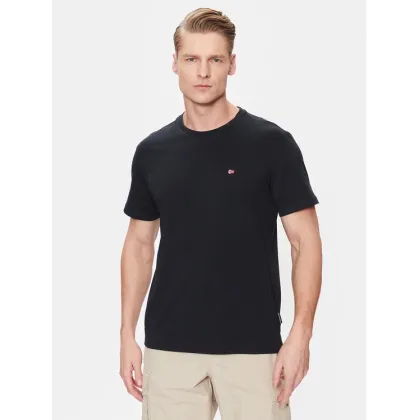 Zdjęcie Napapijri T-Shirt Salis NP0A4H8D Czarny Regular Fit