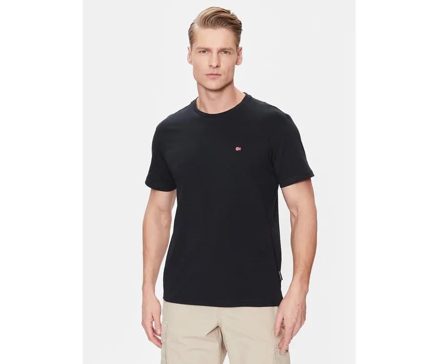 obrazek 1 Napapijri T-Shirt Salis NP0A4H8D Czarny Regular Fit