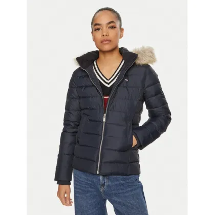 Zdjęcie Tommy Jeans Kurtka puchowa Basic DW0DW18312 Granatowy Slim Fit