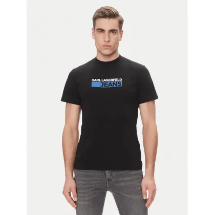 Zdjęcie KARL LAGERFELD T-Shirt A2M17074 Czarny Regular Fit