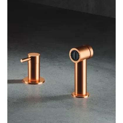 Zdjęcie Ekskluzywna bateria z prysznicem bocznym w 5 wariantach