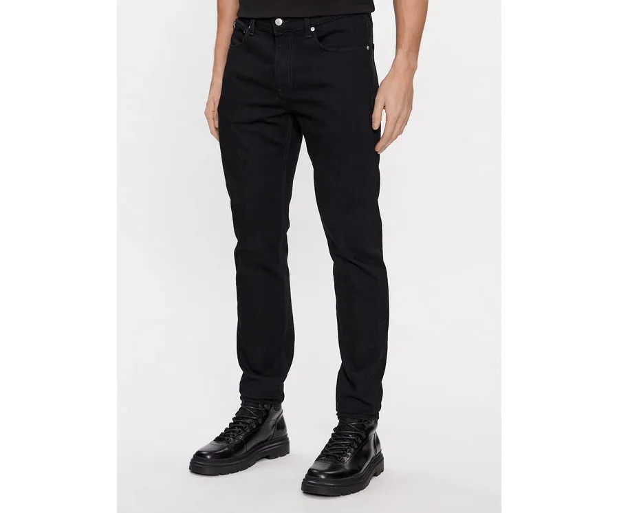obrazek 1 Calvin Klein Jeans Jeansy J30J323688 Czarny Slim Taper Fit