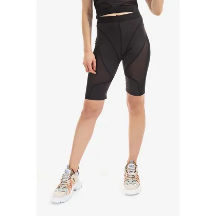 Zdjęcie MCQ szorty damskie kolor czarny gładkie high waist 677349RSJ651003-BLACK