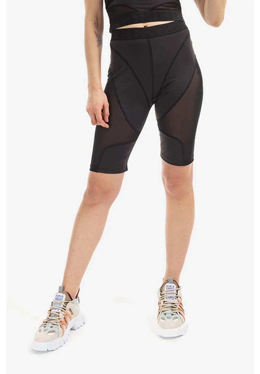 obrazek 1 MCQ szorty damskie kolor czarny gładkie high waist 677349RSJ651003-BLACK