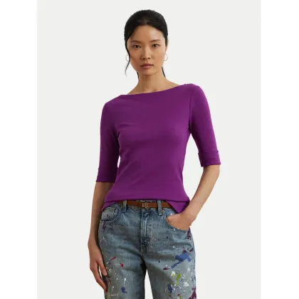 Zdjęcie LAUREN RALPH LAUREN Bluzka 200654963192 Fioletowy Slim Fit
