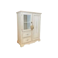 Picture A stylish shelf made of natural wood in the Provencal style - Mobili Bernardi Jari