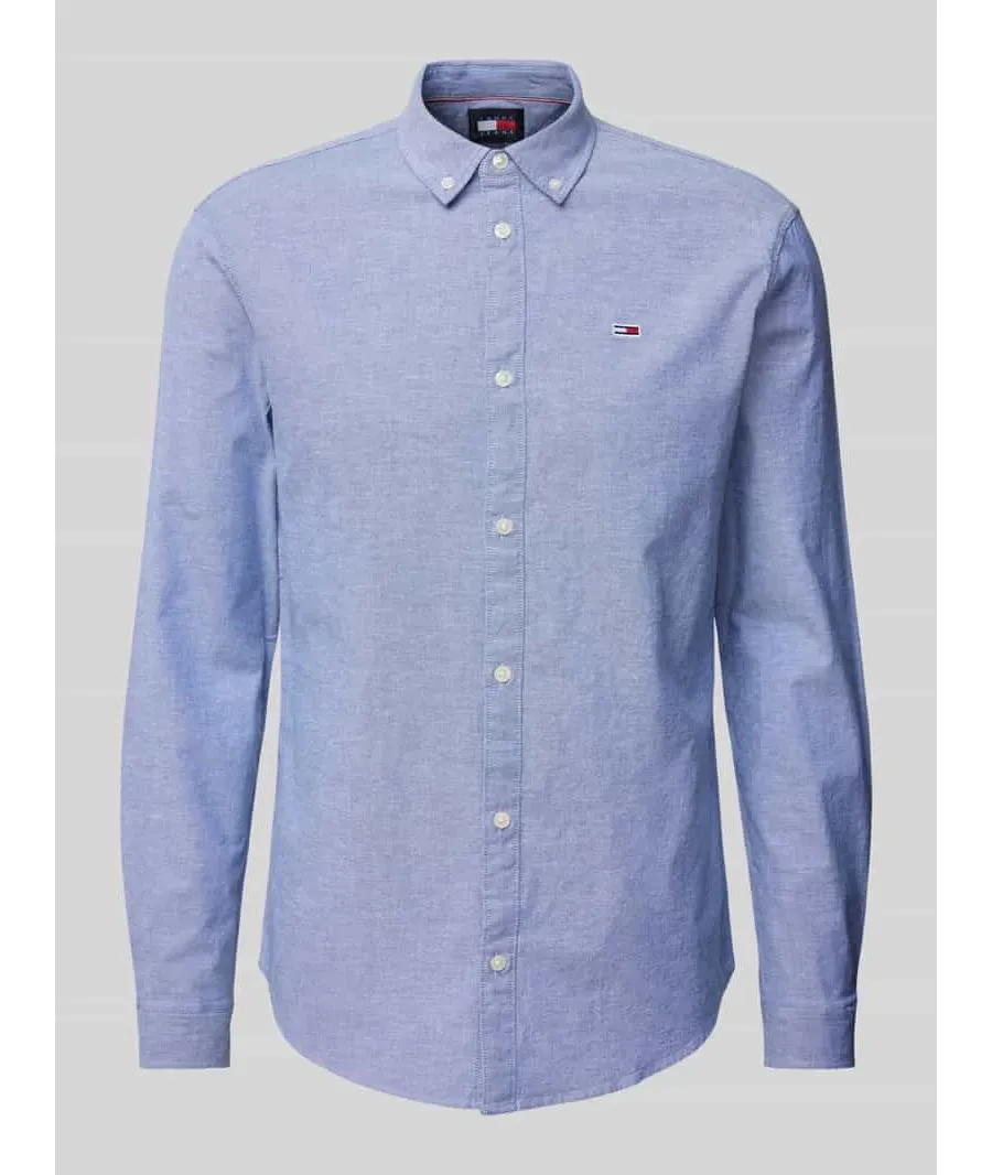 obrazek 1 Tommy Jeans Koszula Oxford DM0DM09594 Niebieski Slim Fit