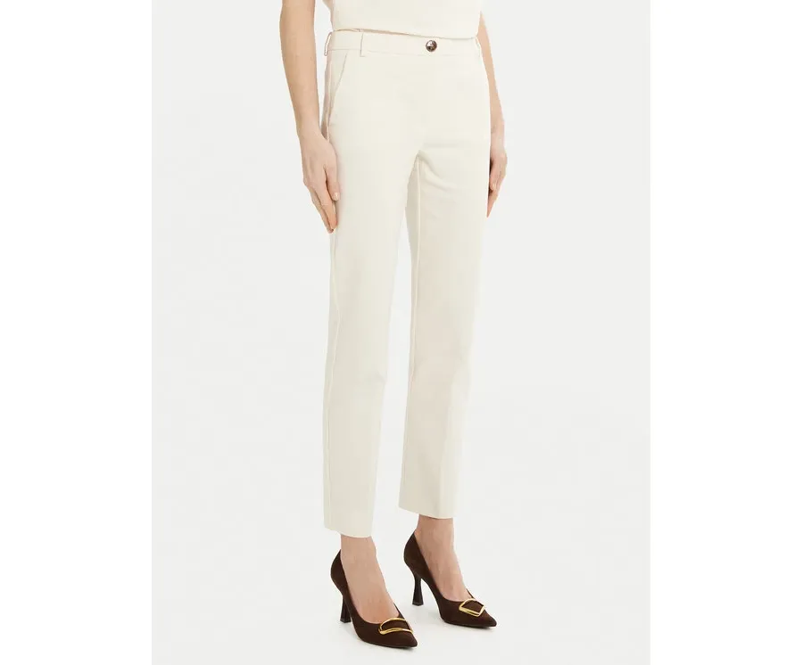 obrazek 1 Marella Chinosy Irlanda 2515131021 Biały Slim Fit