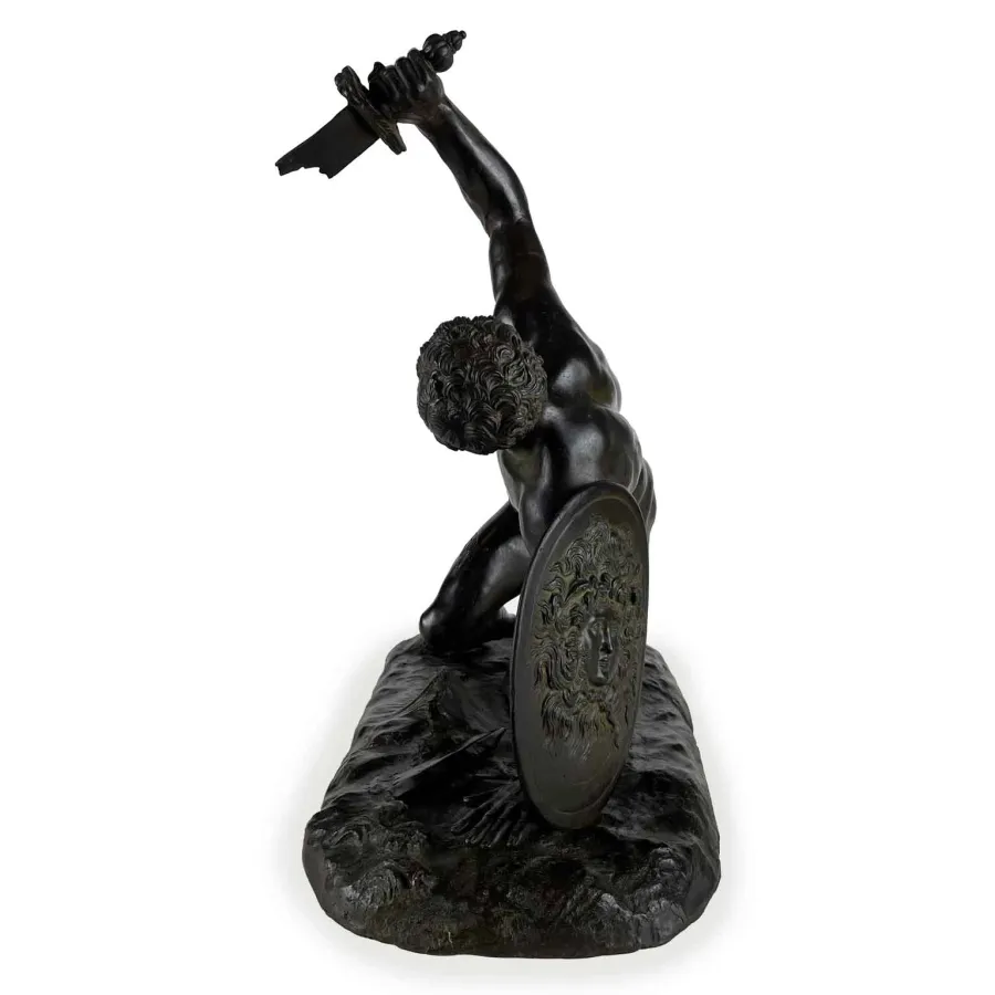 obrazek 2 Brązowa statua gladiatora wykonana przez mistrza z XIX wieku